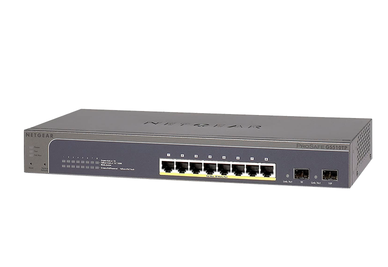 ルーター・ネットワーク機器 GS510TPP PoE+ and 2FP Port NETGEAR Amazon.com: NETGEAR 10-Port Gigabit Ethernet Smart Managed Pro PoE